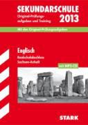 Produktbild: Abschluss-Pr&uuml;fungsaufgaben Sekundarschule Sachsen-Anhalt / Englisch Realschulabschluss 2013 mit MP3-CD