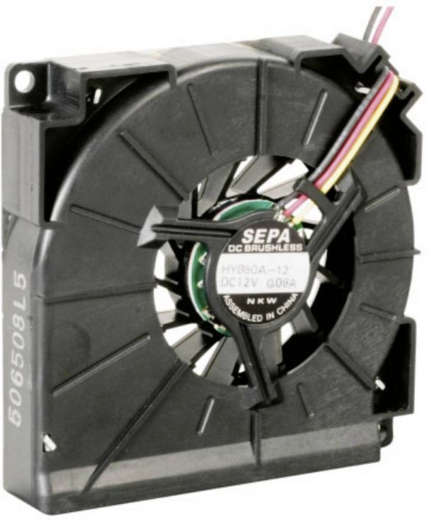 Produktbild: SEPA HYB60A12 Radiall&uuml;fter 12 V/DC 7.9 m&sup3;/h (L x B x H) 59.5 x 12.5 x 59.5mm