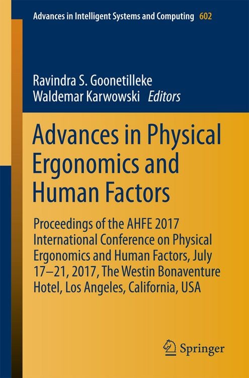 Produktbild: Advances in Physical Ergonomics and Human Factors