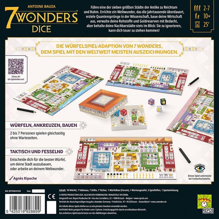 Produktbild: 7 Wonders Dice