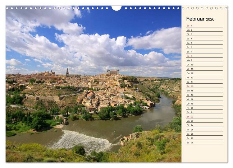 Produktbild: Burgen in Spanien (Wandkalender 2026 DIN A3 quer), CALVENDO Monatskalender