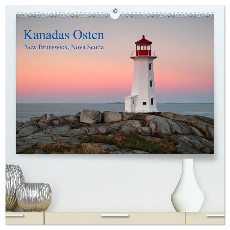 Produktbild: Kanadas Osten (hochwertiger Premium Wandkalender 2026 DIN A2 quer), Kunstdruck in Hochglanz