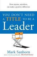 Produktbild: You Don't Need a Title to be a Leader