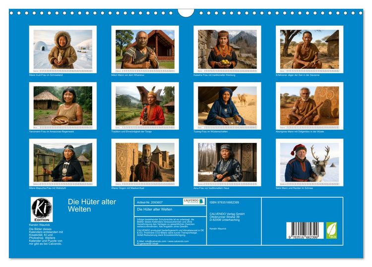 Produktbild: Die H&uuml;ter alter Welten (Wandkalender 2026 DIN A3 quer), CALVENDO Monatskalender