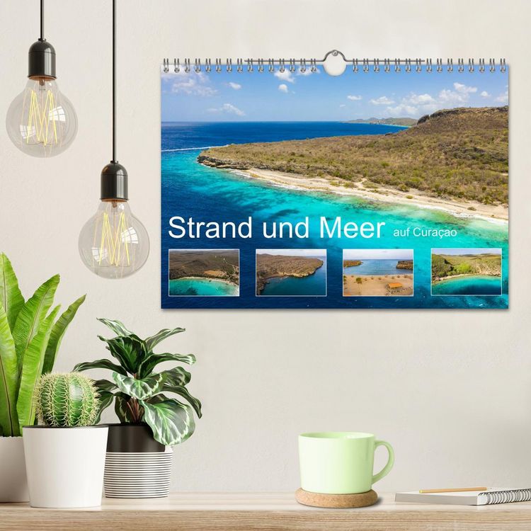 Produktbild: Strand und Meer auf Cura&ccedil;ao (Wandkalender 2026 DIN A4 quer), CALVENDO Monatskalender