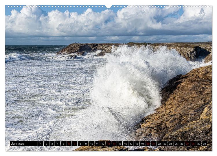 Produktbild: C&ocirc;te Sauvage - Die wilde K&uuml;ste der Bretagne (Wandkalender 2026 DIN A2 quer), CALVENDO Monatskalender
