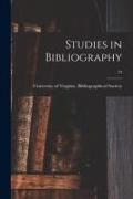 Produktbild: Studies in Bibliography; 24
