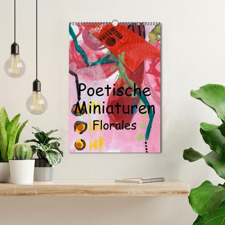 Produktbild: Poetische Miniaturen Florales (Wandkalender 2026 DIN A3 hoch), CALVENDO Monatskalender