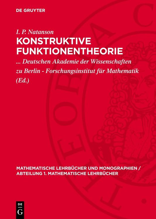 Produktbild: Konstruktive Funktionentheorie