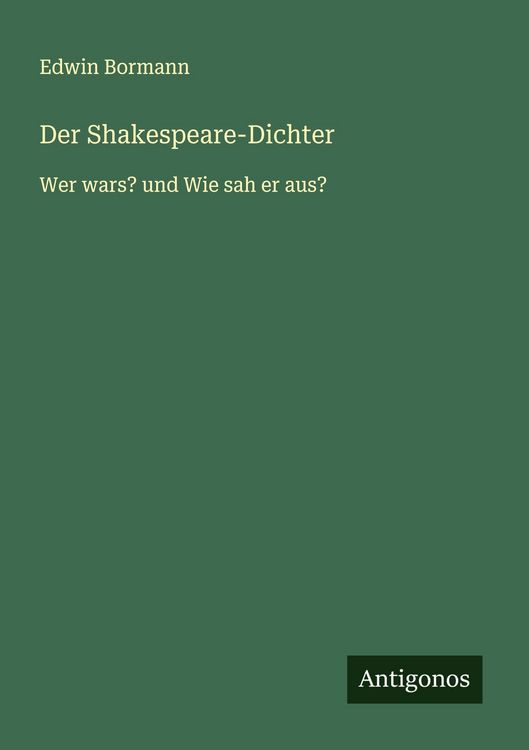 Produktbild: Der Shakespeare-Dichter