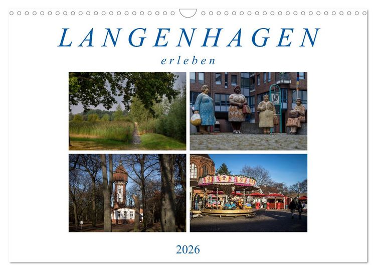 Produktbild: Langenhagen erleben (Wandkalender 2026 DIN A3 quer), CALVENDO Monatskalender