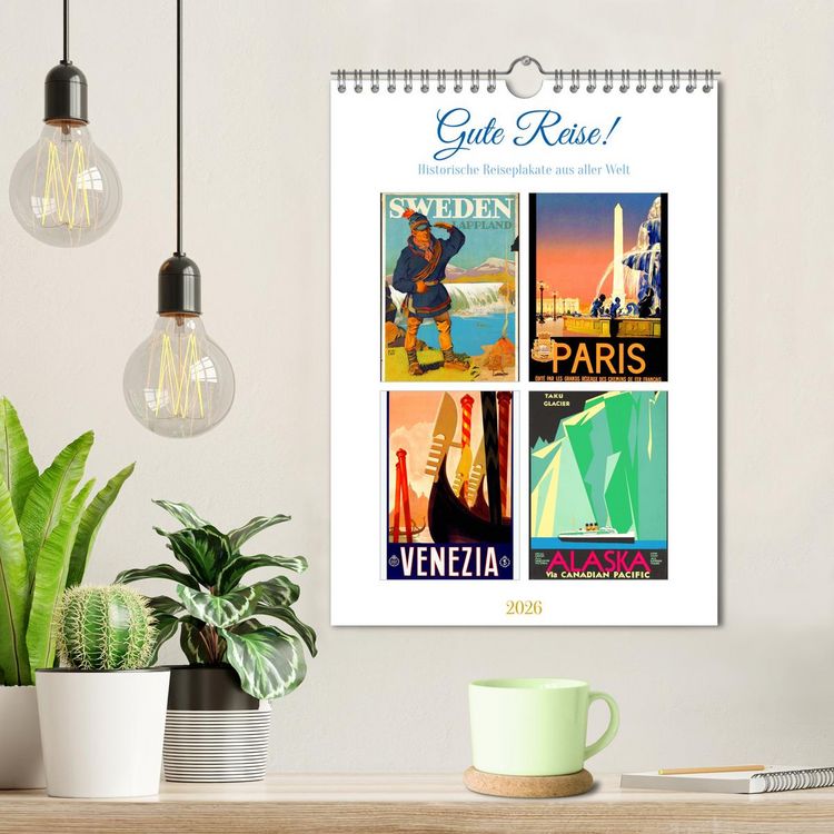 Produktbild: Gute Reise! (Wandkalender 2026 DIN A4 hoch), CALVENDO Monatskalender