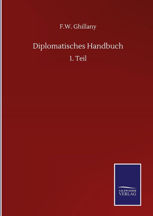 Produktbild: Diplomatisches Handbuch