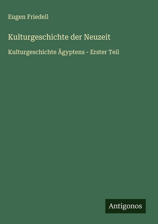 Produktbild: Kulturgeschichte der Neuzeit