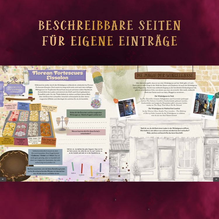 Produktbild: Das inoffizielle Harry-Potter-Mitmachbuch &ndash; Meine magischen Abenteuer