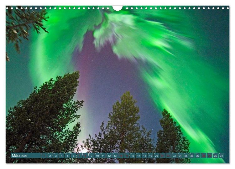 Produktbild: Finnisch Lappland (Wandkalender 2026 DIN A3 quer), CALVENDO Monatskalender