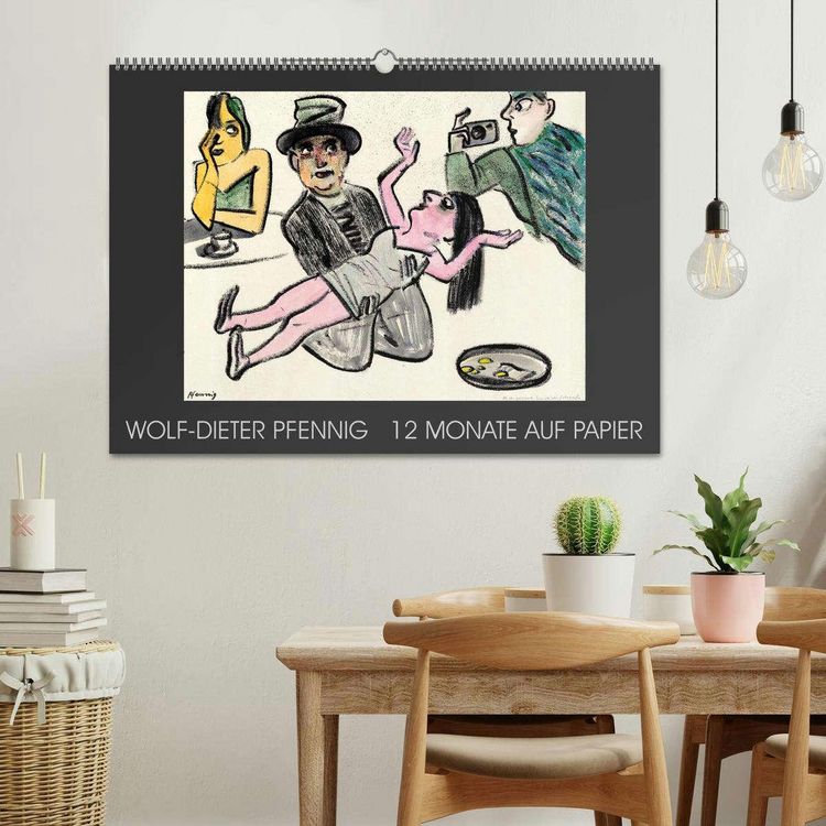 Produktbild: Wolf-Dieter Pfenning &ndash; 12 Monate auf Papier (Wandkalender 2026 DIN A2 quer), CALVENDO Monatskalender