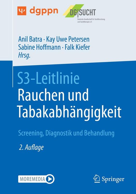 Produktbild: S3-Leitlinie Rauchen und Tabakabh&auml;ngigkeit: Screening, Diagnostik und Behandlung