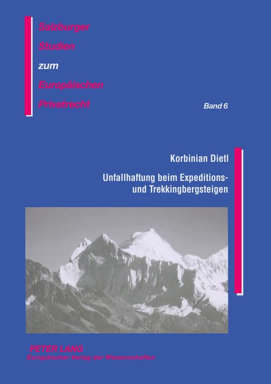 Produktbild: Unfallhaftung beim Expeditions- und Trekkingbergsteigen