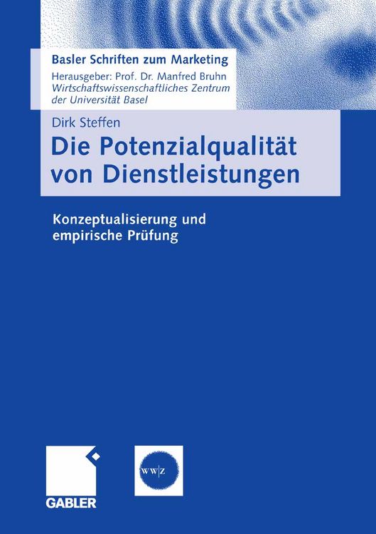 Produktbild: Die Potenzialqualit&auml;t von Dienstleistungen
