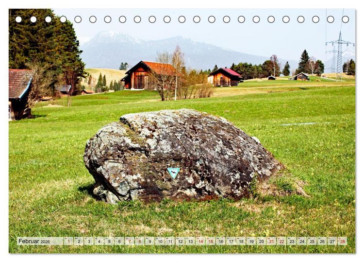 Produktbild: Rund um Mittenwald (Tischkalender 2026 DIN A5 quer), CALVENDO Monatskalender