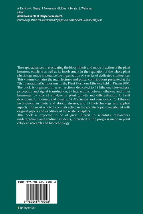 Produktbild: Advances in Plant Ethylene Research