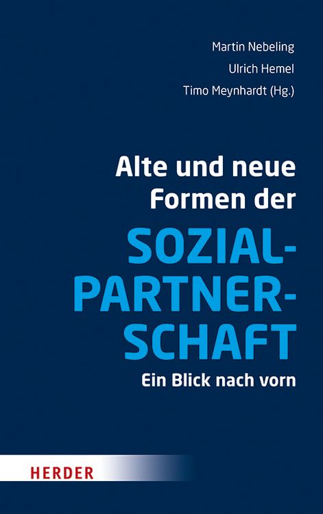 Produktbild: Alte und neue Formen der Sozialpartnerschaft
