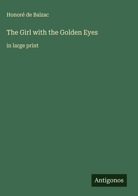 Produktbild: The Girl with the Golden Eyes