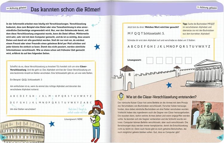 Produktbild: Moses. - PhänoMINT Das große Informatik-Rätselbuch