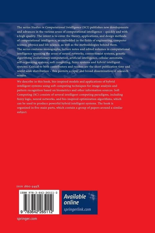 Produktbild: Soft Computing for Recognition based on Biometrics