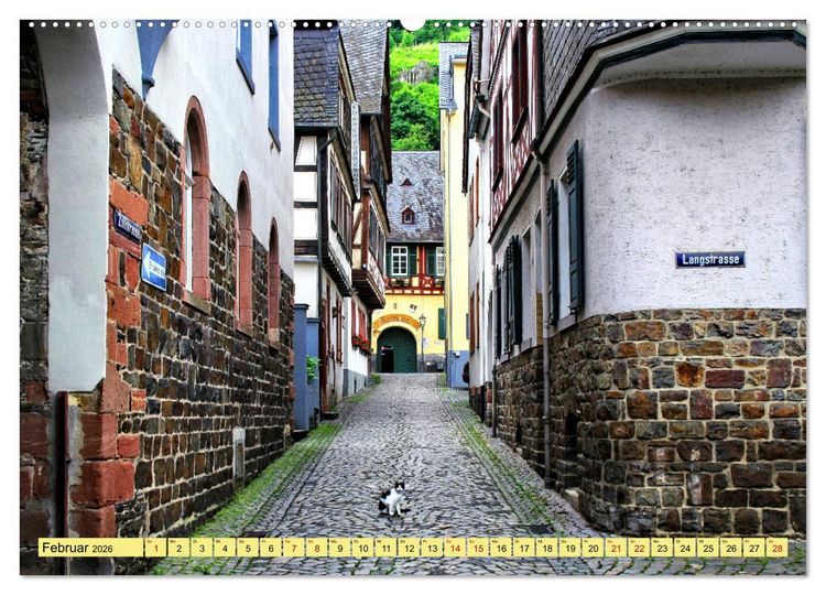 Produktbild: Bacharach - Sehenswerter Ort am Mittelrhein (Wandkalender 2026 DIN A2 quer), CALVENDO Monatskalender