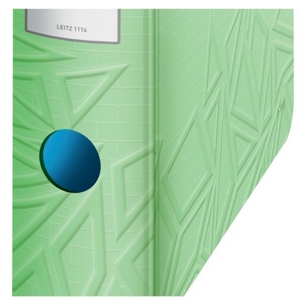 Produktbild: LEITZ Ordner Urban Chic gr&uuml;n DIN A4 R&uuml;ckenbreite 8,2 cm