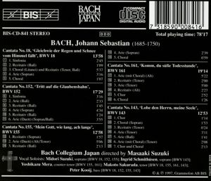 Produktbild: S&auml;mtliche Kantaten Vol.5