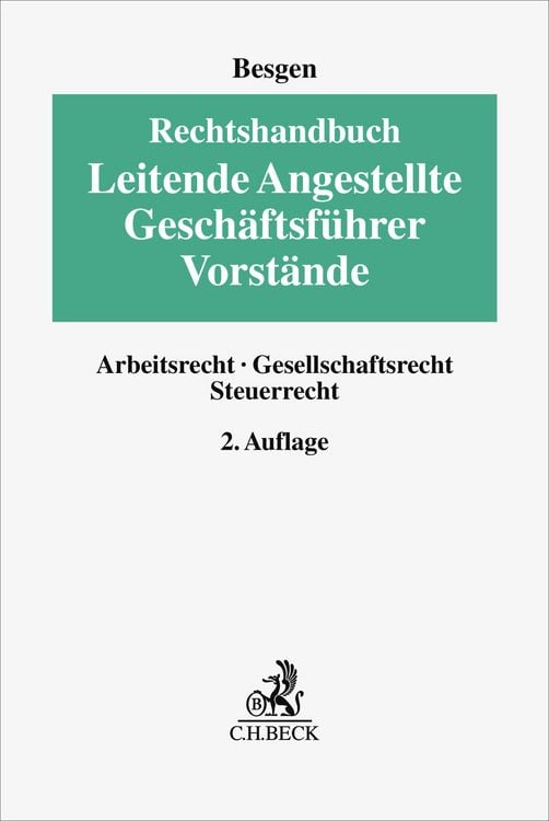 Produktbild: Rechtshandbuch Leitende Angestellte, Gesch&auml;ftsf&uuml;hrer und Vorst&auml;nde