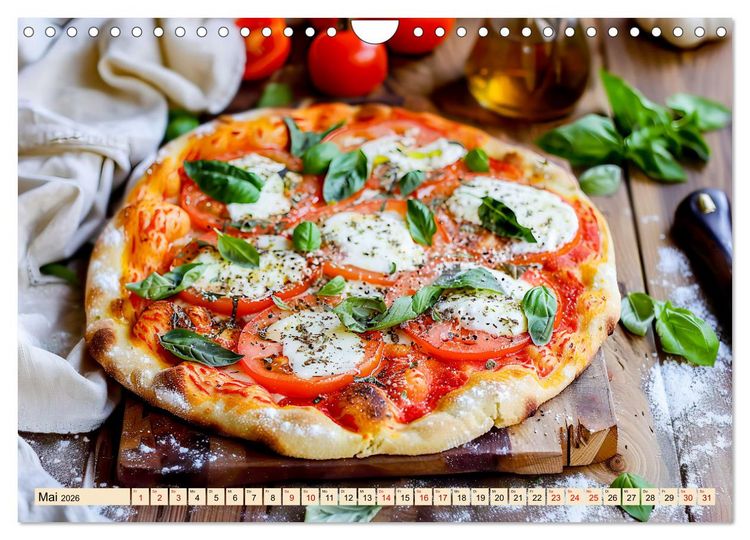 Produktbild: Alles Tomate oder was?! - Herzhafte Speisen rund um die Tomate (Wandkalender 2026 DIN A4 quer), CALVENDO Monatskalender