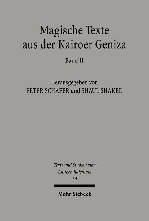 Produktbild: Magische Texte aus der Kairoer Geniza
