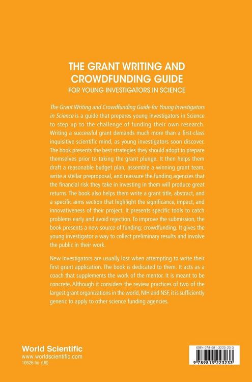 Produktbild: GRANT WRITING & CROWDFUND GUIDE YOUNG INVESTIGATOR SCIENCE