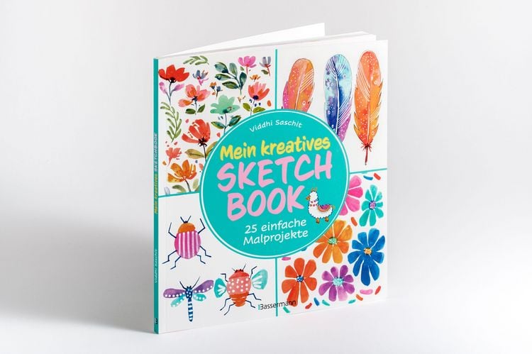 Produktbild: Mein kreatives Sketchbook - 25 einfache Malprojekte