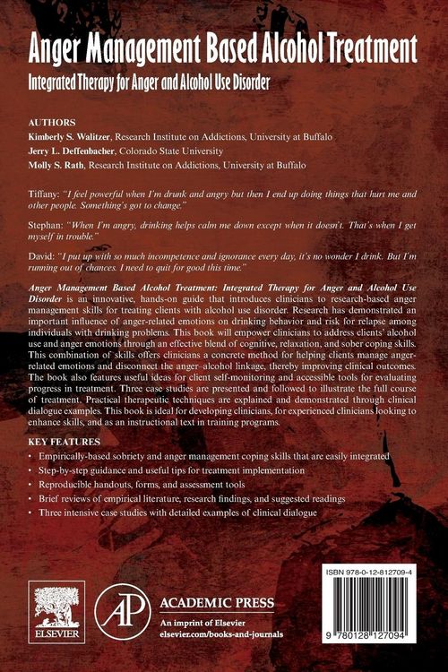 Produktbild: Walitzer, K: Anger Management Based Alcohol Treatment