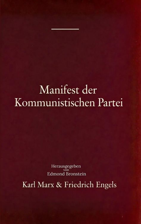 Produktbild: Manifest der Kommunistischen Partei
