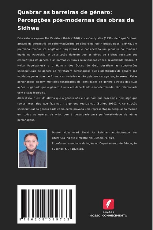 Produktbild: Quebrar as barreiras de g&eacute;nero: Percep&ccedil;&otilde;es p&oacute;s-modernas das obras de Sidhwa