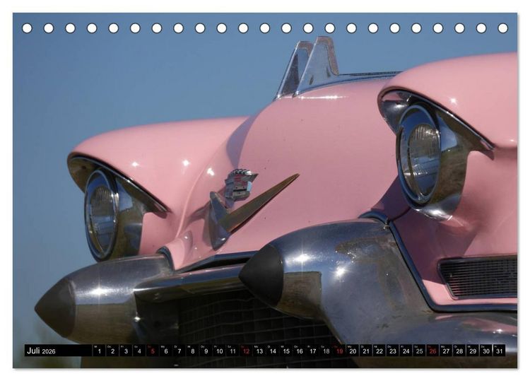 Produktbild: The art of mobility - american cars from the 50s & 60s (Part 2) (Tischkalender 2026 DIN A5 quer), CALVENDO Monatskalender