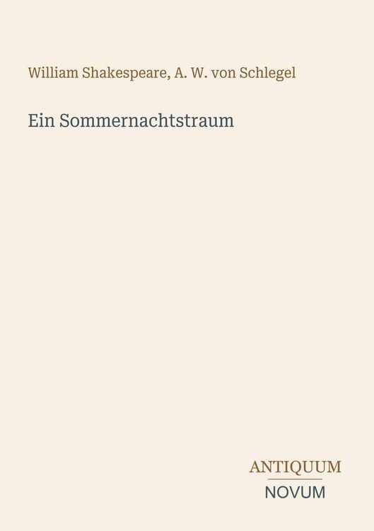 Produktbild: Ein Sommernachtstraum