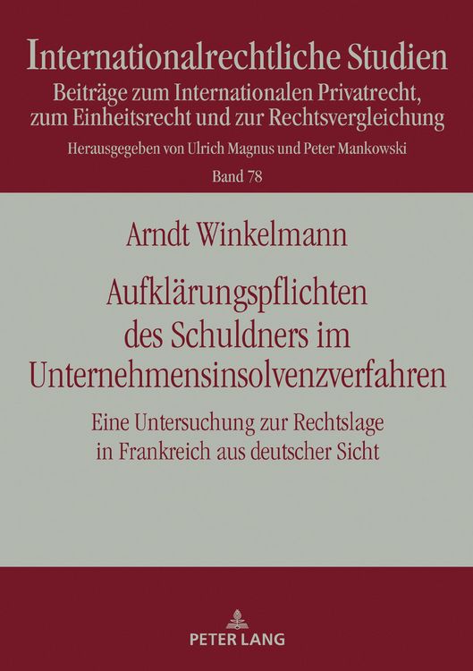 Produktbild: Aufkl&auml;rungspflichten des Schuldners im Unternehmensinsolvenzverfahren