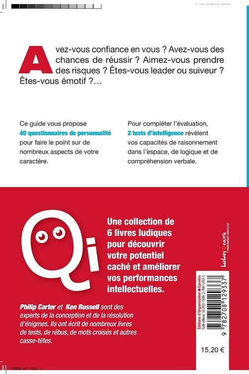 Produktbild: Tests de personnalit&eacute; - 1