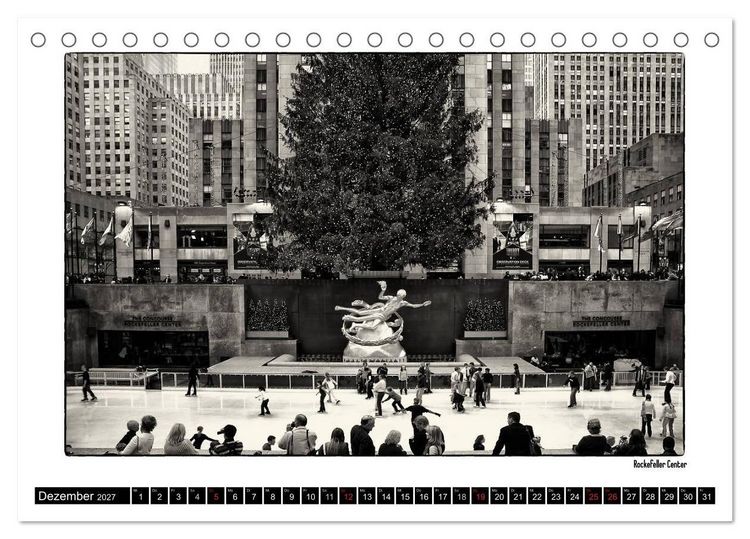 Produktbild: Manhattan Memories - Erinnerungen an New York (Tischkalender 2027 DIN A5 quer), CALVENDO Monatskalender