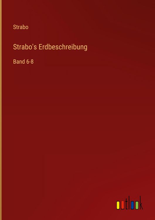 Produktbild: Strabo's Erdbeschreibung