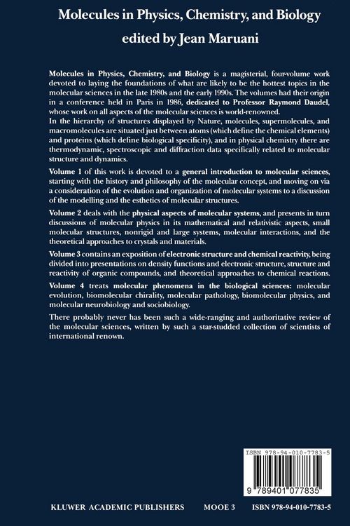 Produktbild: Molecules in Physics, Chemistry, and Biology