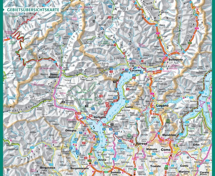Produktbild: Kümmerly+Frey Wanderführer Lago Maggiore