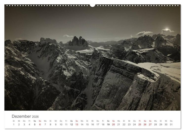 Produktbild: Drei Zinnen - S&uuml;dtirols Wahrzeichen (Wandkalender 2026 DIN A2 quer), CALVENDO Monatskalender